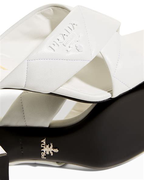 quilted slide sandal prada|sandal Prada original.